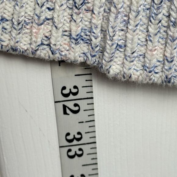 LOFT Plus Women's long sleeve Marbled V Neck Pullover Sweater Size Plus 16 18 1x - Picture 7 of 8